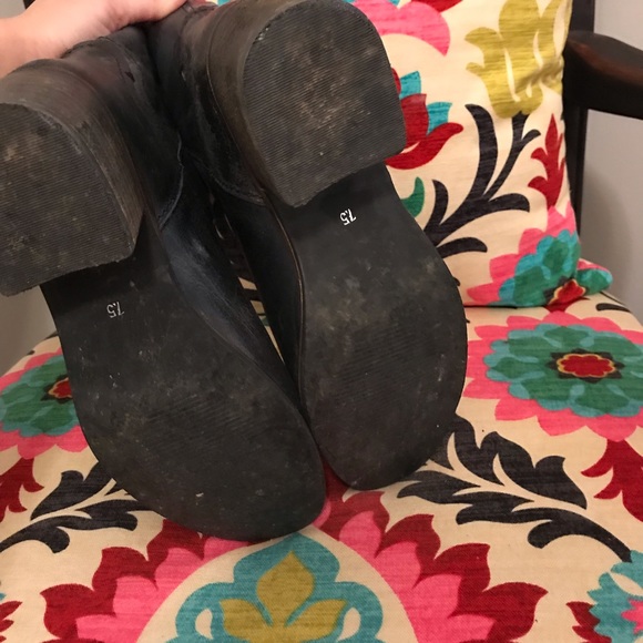 Diba Black Rugged Ankle Boot - Picture 5 of 5